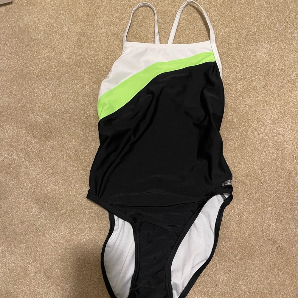 Speedo Black and White Swimwear